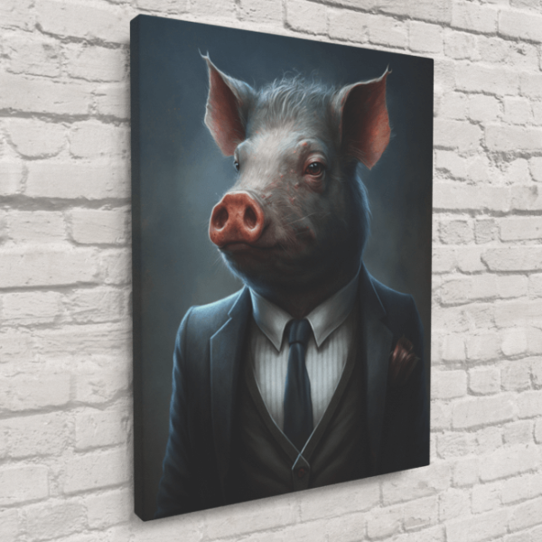 Furry Fashionistas145_Pork-tait_Canvas