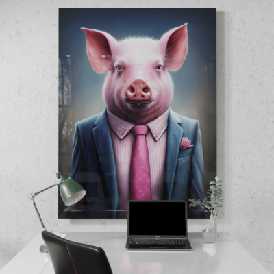 Furry Fashionistas147_Piggy Pal_Desk