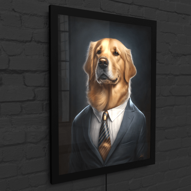 Furry Fashionistas152_The Tail-Wagger_LED_Snap_Frame