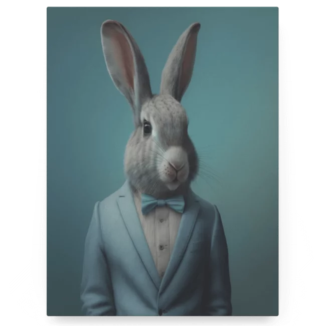 Blue Suit Bunny