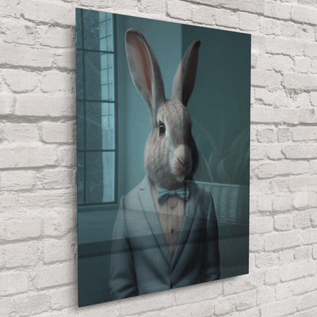 Furry Fashionistas156_Blue Suit Bunny_LED_Snap_Mockup_Acrylic