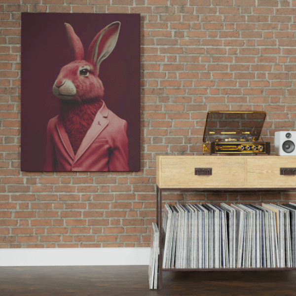 Furry Fashionistas159_Bunny Blush_Brick_wall