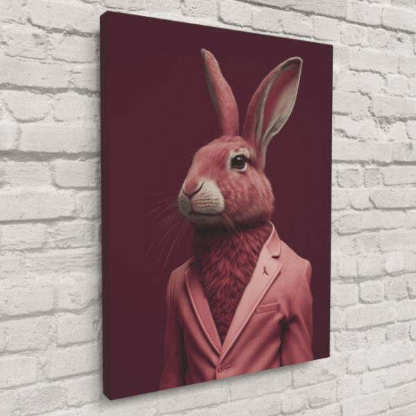Furry Fashionistas159_Bunny Blush_Canvas