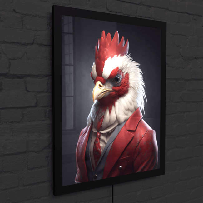Furry Fashionistas171_Hen House Hero_LED_Snap_Frame