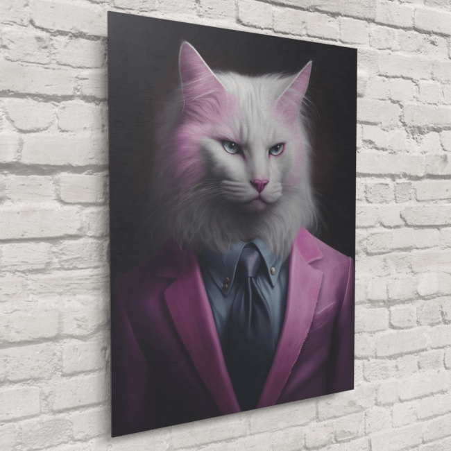 Furry Fashionistas172_Cat-titude_Brushed_Metal