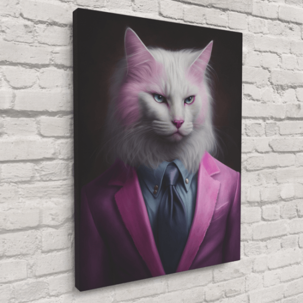 Furry Fashionistas172_Cat-titude_Canvas