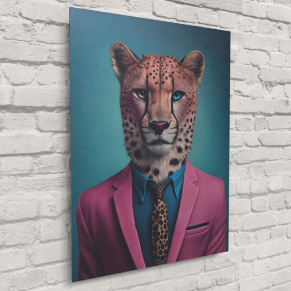 Furry Fashionistas186_Cheetah Chic_Brushed_Metal