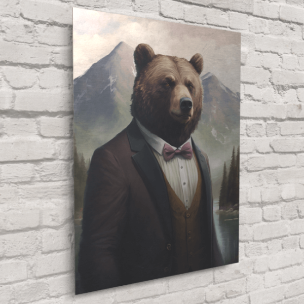 Furry Fashionistas188_Brave Bruin_Brushed_Metal