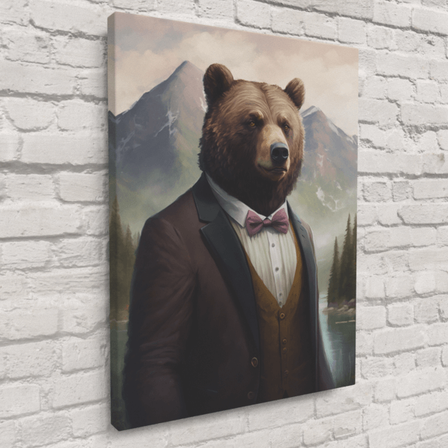Furry Fashionistas188_Brave Bruin_Canvas
