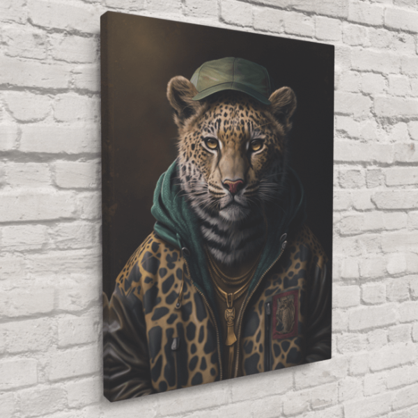 Furry Fashionistas199_Cat in a Hat_Canvas