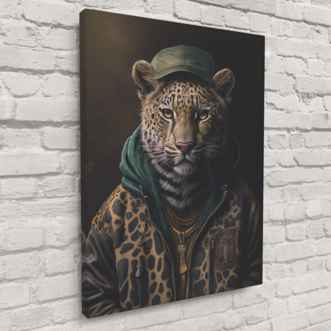 Furry Fashionistas199_Cat in a Hat_Canvas