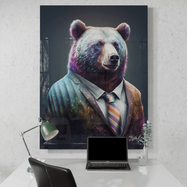 Furry Fashionistas218_Bear-y Colorful_Desk