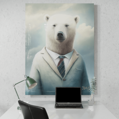 Furry Fashionistas21_Polar Ponder_Desk