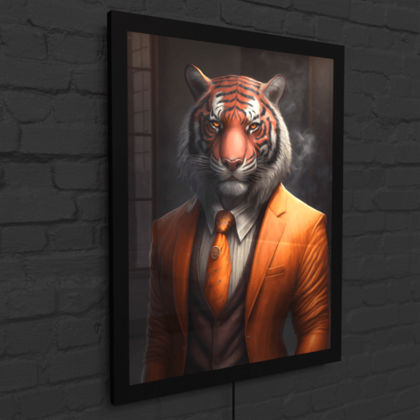 Furry Fashionistas225_Feline Fireball_LED_Snap_Frame