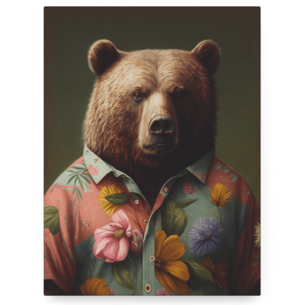 Furry Fashionistas227_Bear on Vacation_Floater