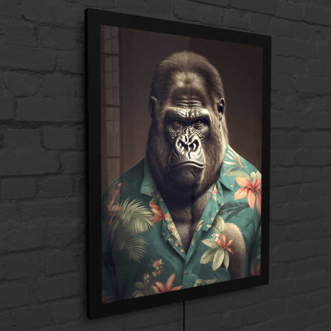 Furry Fashionistas230_Ape-cation_LED_Snap_Frame