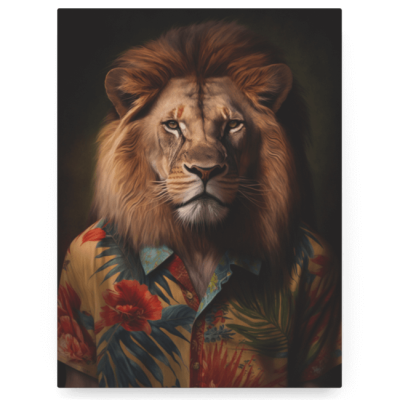 Furry Fashionistas232_Lion on Vacation_Floater