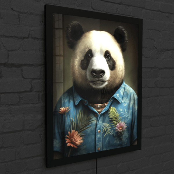 Furry Fashionistas234_Bamboo Bandit_LED_Snap_Frame