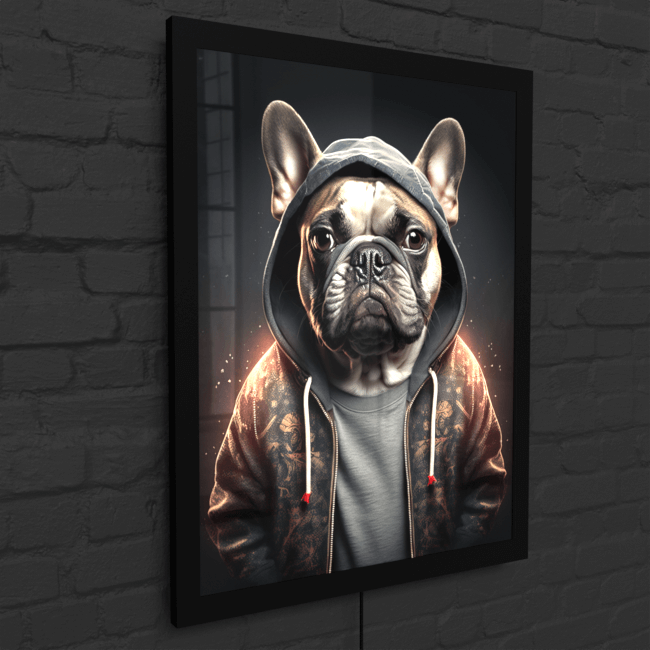 Furry Fashionistas32_Beefy Buddy_LED_Snap_Frame