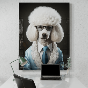 Furry Fashionistas43_Pampered Poodle_Desk