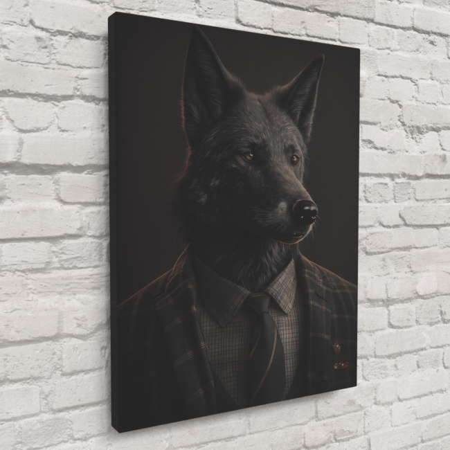 Furry Fashionistas49_Blackout Boss_Canvas