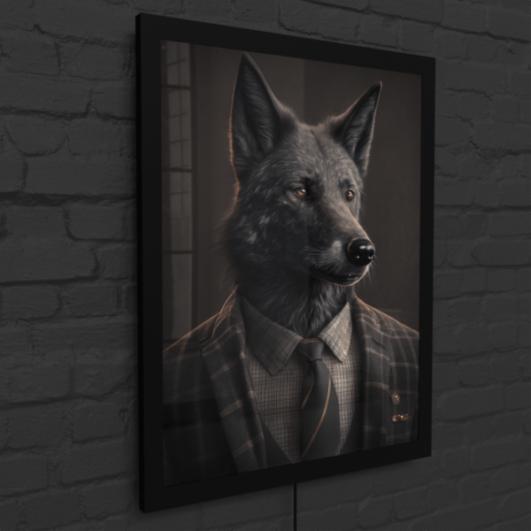 Furry Fashionistas49_Blackout Boss_LED_Snap_Frame