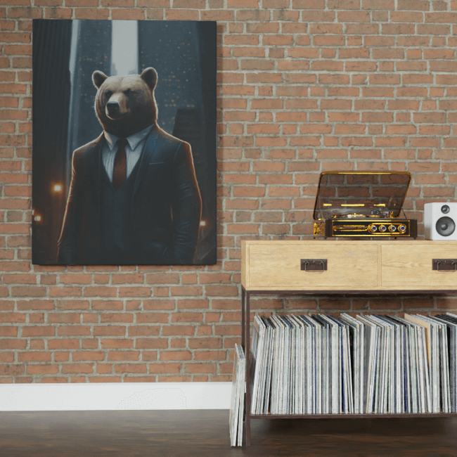 Furry Fashionistas4_Beary Bold_Brick_wall