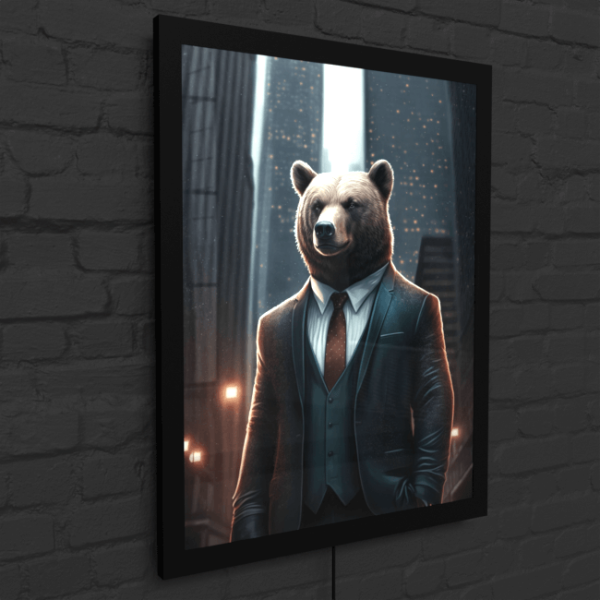 Furry Fashionistas4_Beary Bold_LED_Snap_Frame