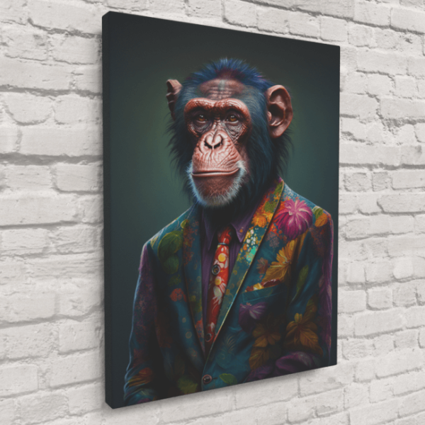 Furry Fashionistas75_Charming Chimp_Canvas