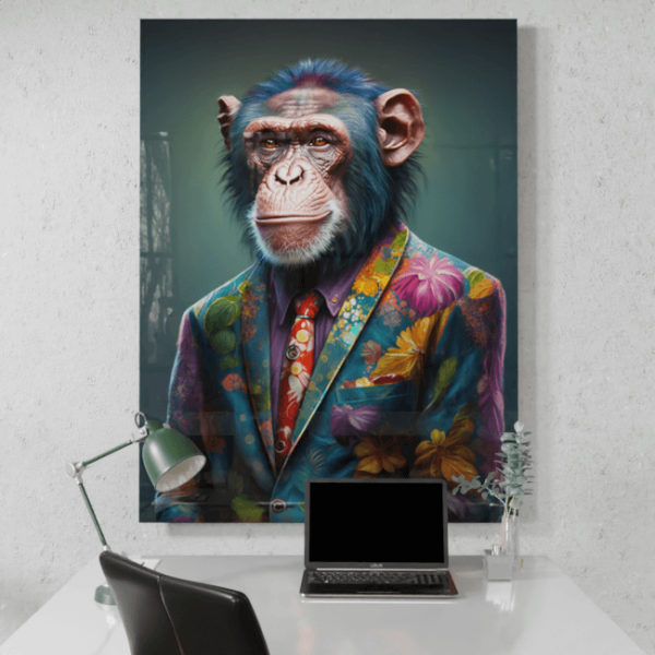 Furry Fashionistas75_Charming Chimp_Desk