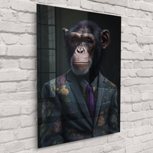 Furry Fashionistas77_Charming Chimpanzee_LED_Snap_Mockup_Acrylic