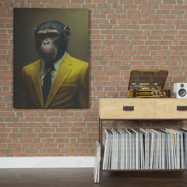 Furry Fashionistas81_Banana Suit_Brick_wall