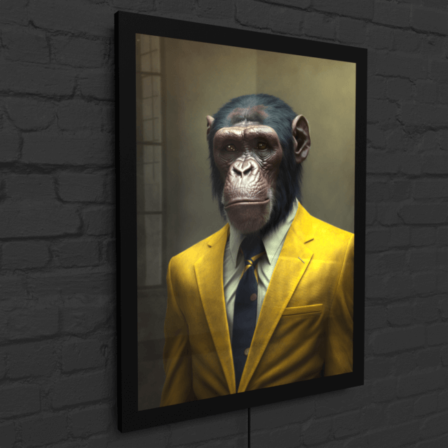 Furry Fashionistas81_Banana Suit_LED_Snap_Frame