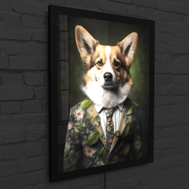 Furry Fashionistas91_Adorable Andy_LED_Snap_Frame