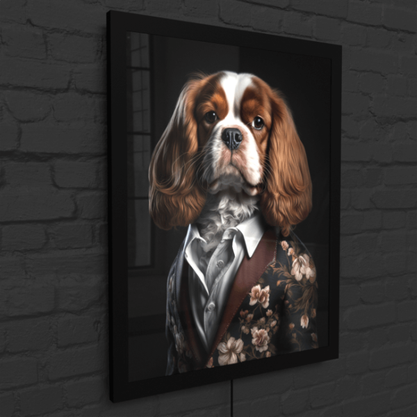 Furry Fashionistas92_Canine Cutie_LED_Snap_Frame