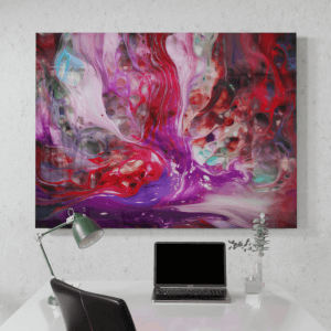 Abstract_Visions_Aurora_s Whispering Rhapsody_Desk_Mockup