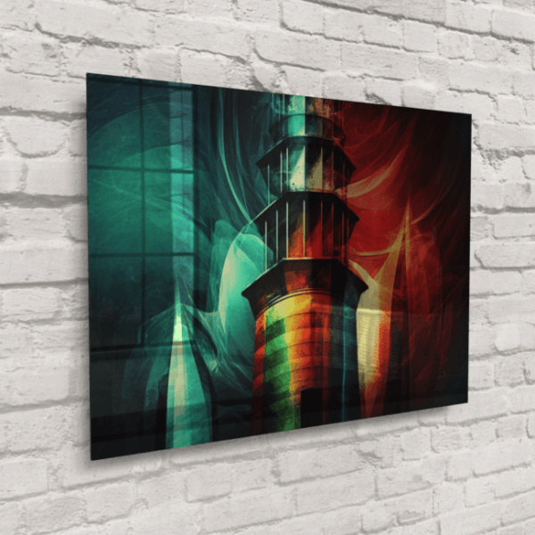 Abstract_Visions_Crimson Echoes of Chaos_Acrylic_Mockup