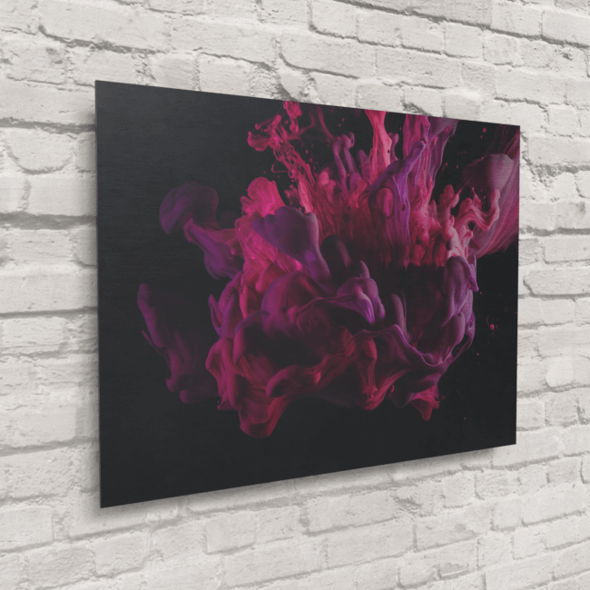 Abstract_Visions_Crimson Fusion Unleashed_Brushed_Metal_Mockup