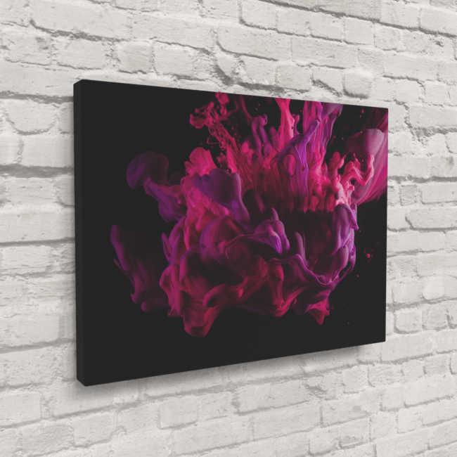 Abstract_Visions_Crimson Fusion Unleashed_Canvas_Mockup