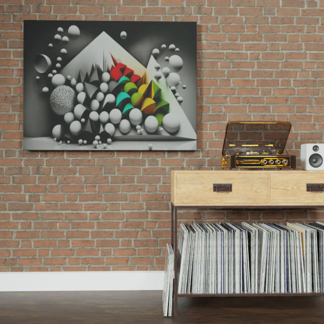 Abstract_Visions_Emerald Veil of Abstract_Brick_Wall_Mockup