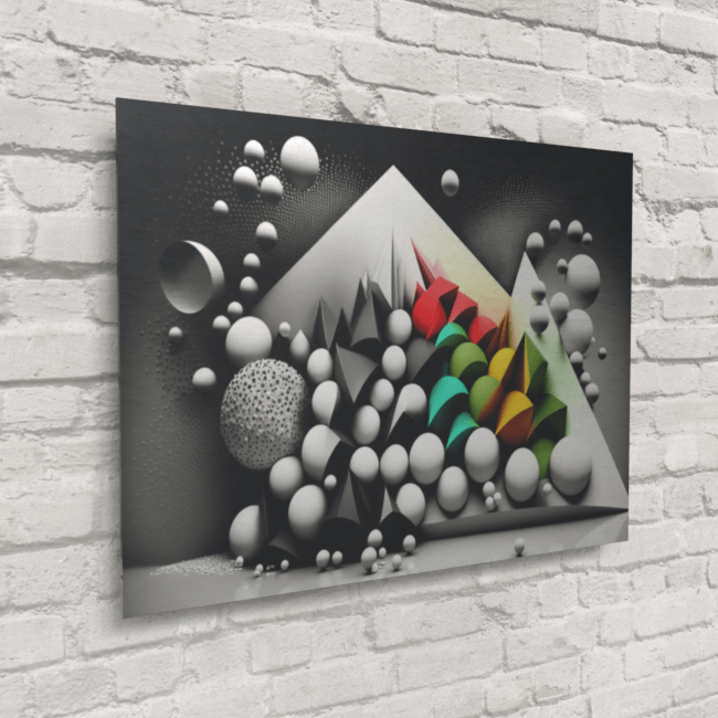 Abstract_Visions_Emerald Veil of Abstract_Brushed_Metal_Mockup