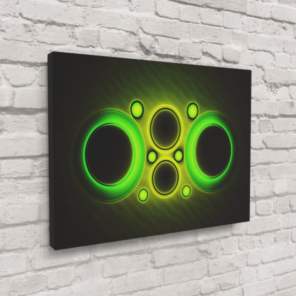 Abstract_Visions_Quantum Radiance Reverie_Canvas_Mockup