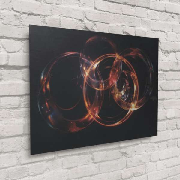 Abstract_Visions_Radiant Kaleidoscopic Unleashed_Brushed_Metal_Mockup