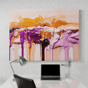 Abstract_Visions_Vibrant Echoes of Creation_Desk_Mockup