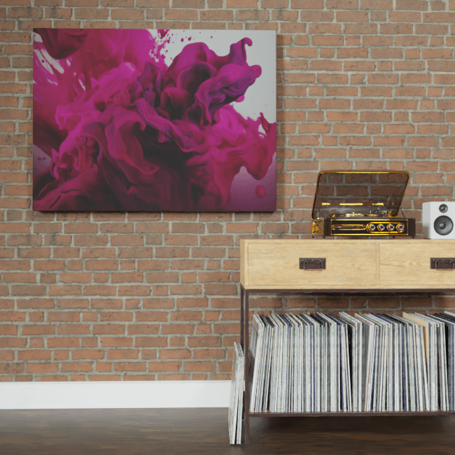 Abstract_Visions_Vibrant Echoes of Transformation_Brick_Wall_Mockup