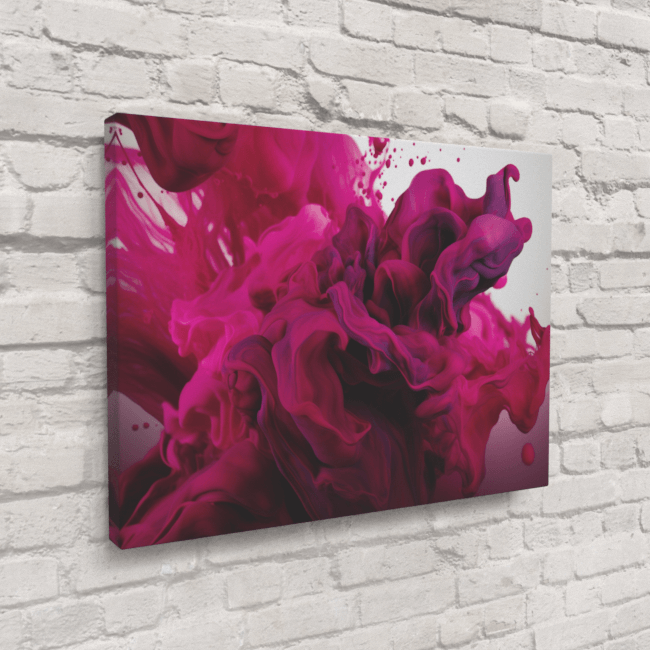 Abstract_Visions_Vibrant Echoes of Transformation_Canvas_Mockup