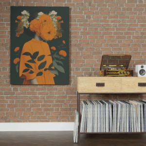 Flower_Heads_Blossom Crowned Nostalgia (2)_BrickWall_Mockup