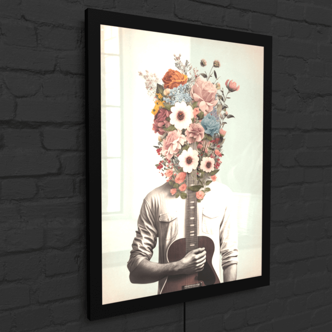 Flower_Heads_Blossom in Time (1)_LED_SnapFrame_Mockup