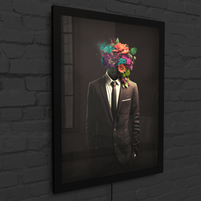 Flower_Heads_Floral Whispers of Yesteryear (1)_LED_SnapFrame_Mockup