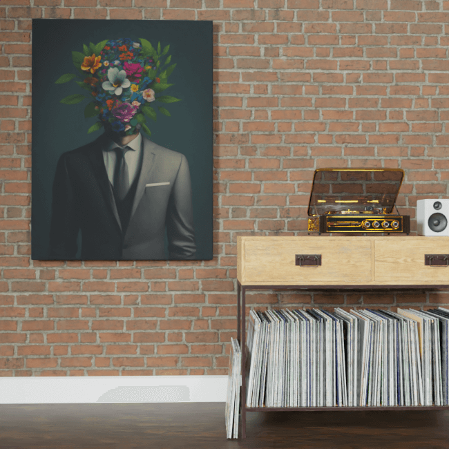 Flower_Heads_Flower Cascade in Nostalgia (1)_BrickWall_Mockup